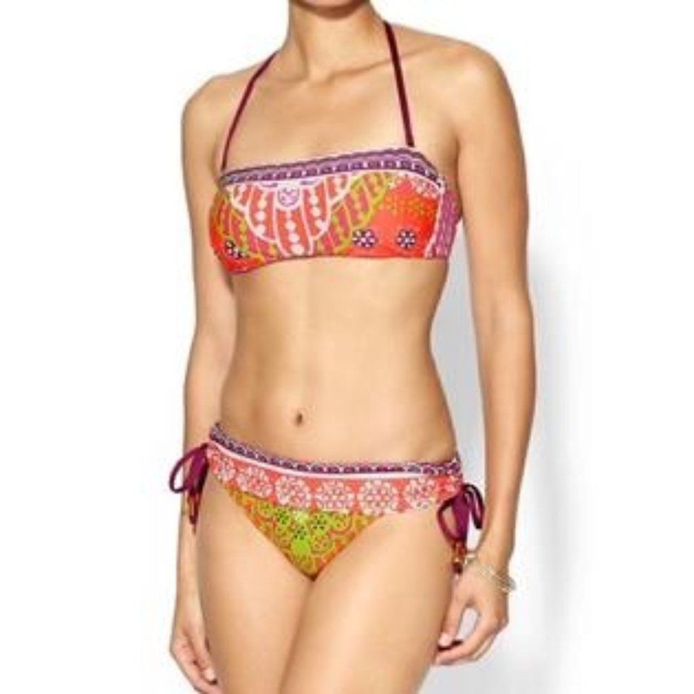 TRINA TURK SEYCHELLE PAPAYA SWIMSUIT BOTTOM SZ 4
